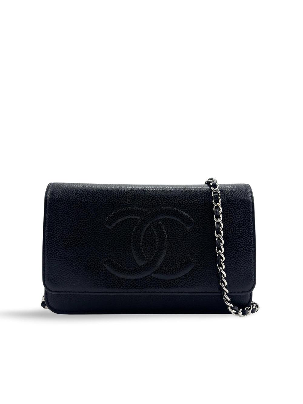 Chanel Timeless Wallet On Chain Caviar #365808C25B